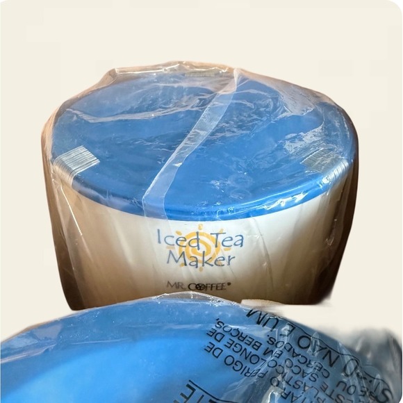 Mr. Coffee 3 Quart Iced Tea Maker Extra Pitcher White Blue NEW Open Box Not Used - Picture 5 of 6